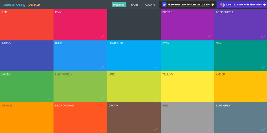 Material Palette