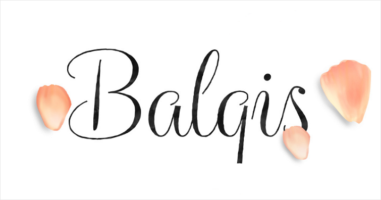 Balqis Calligraphy Font