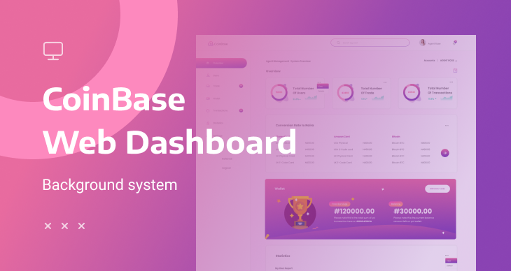 CoinBase Web Dashboard UI Kit