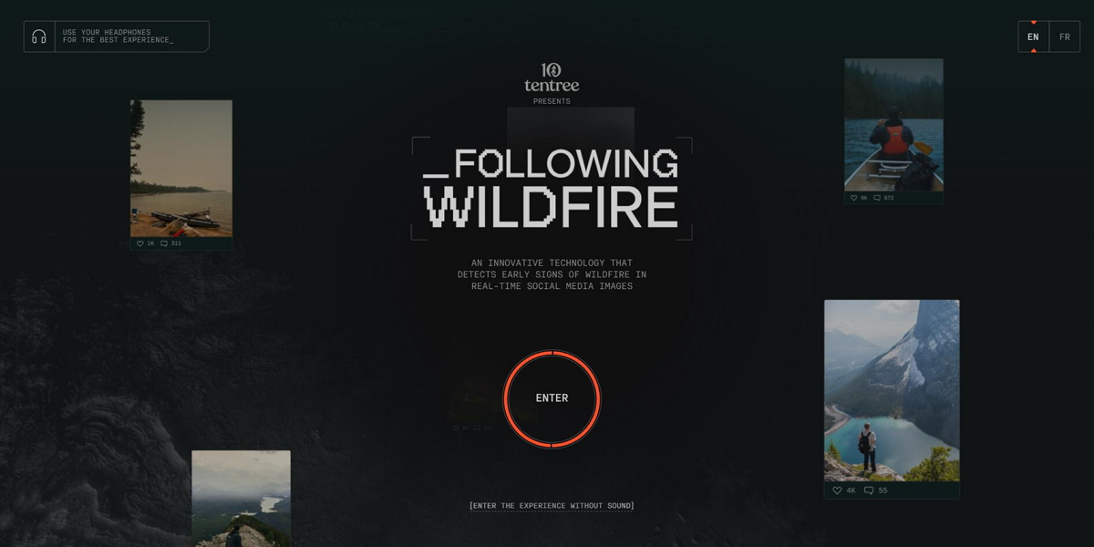 Following Wildfire