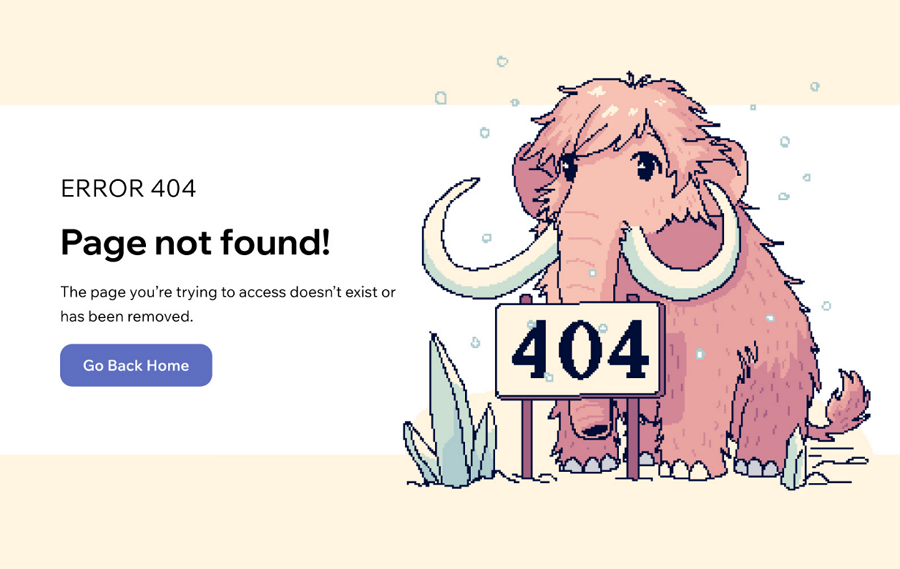 What is a 404 error page