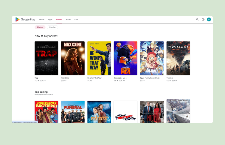 Google Play – Material Design Cards