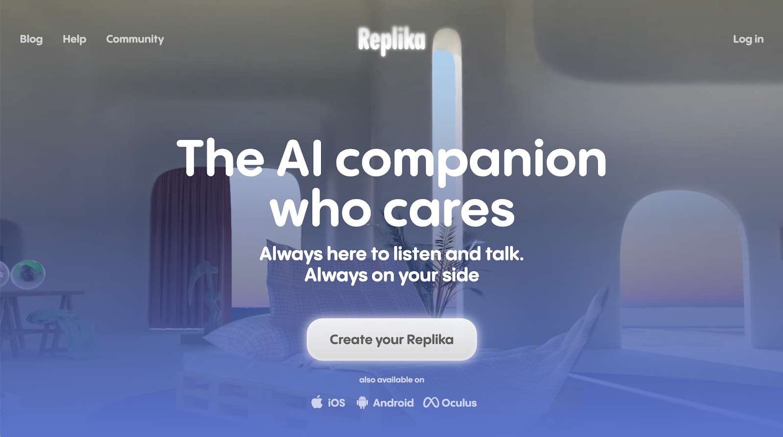 Replika AI chatbot