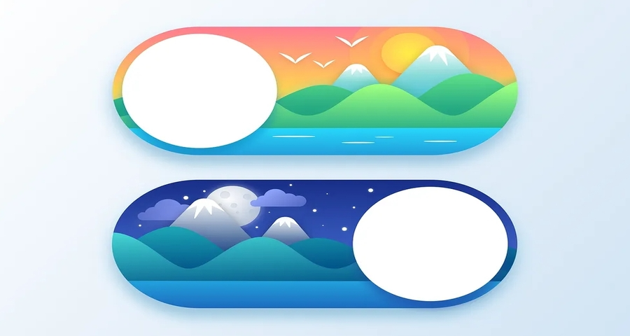 Toggle Day and Night Button States