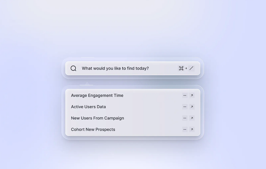Search Bar UI Design Liquid Glass