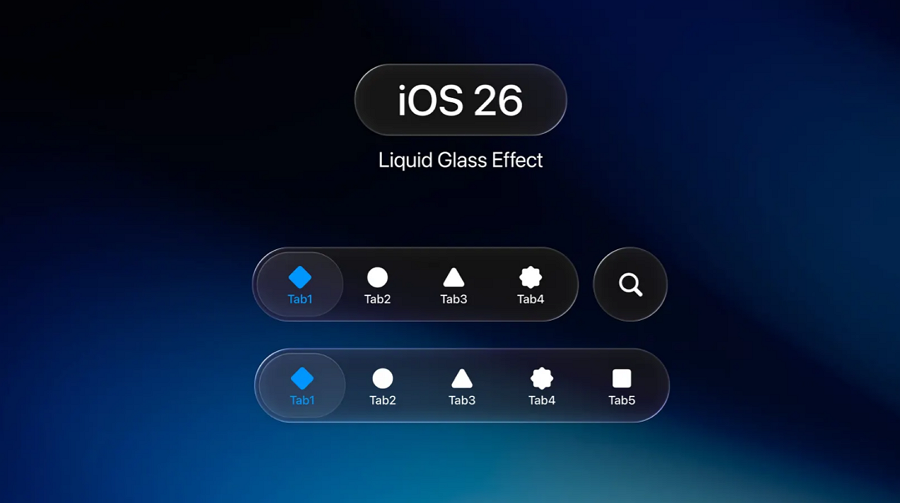 what is liquid glass effect