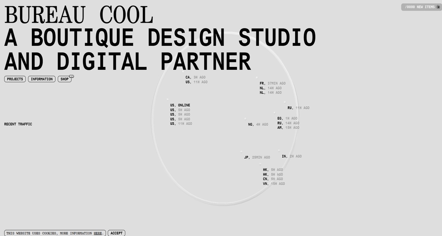 The Website of Bureau Cool