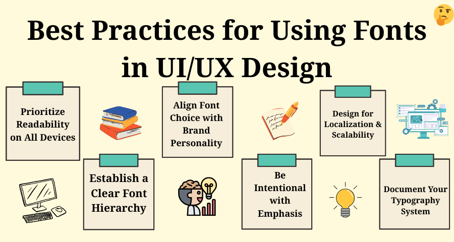 Best Practices for Using Fonts in UI/UX Design