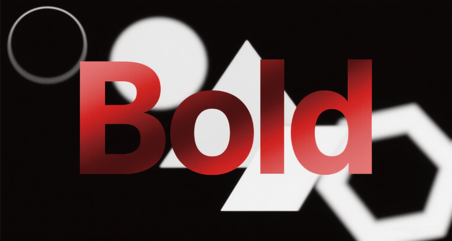 Bold Font Example