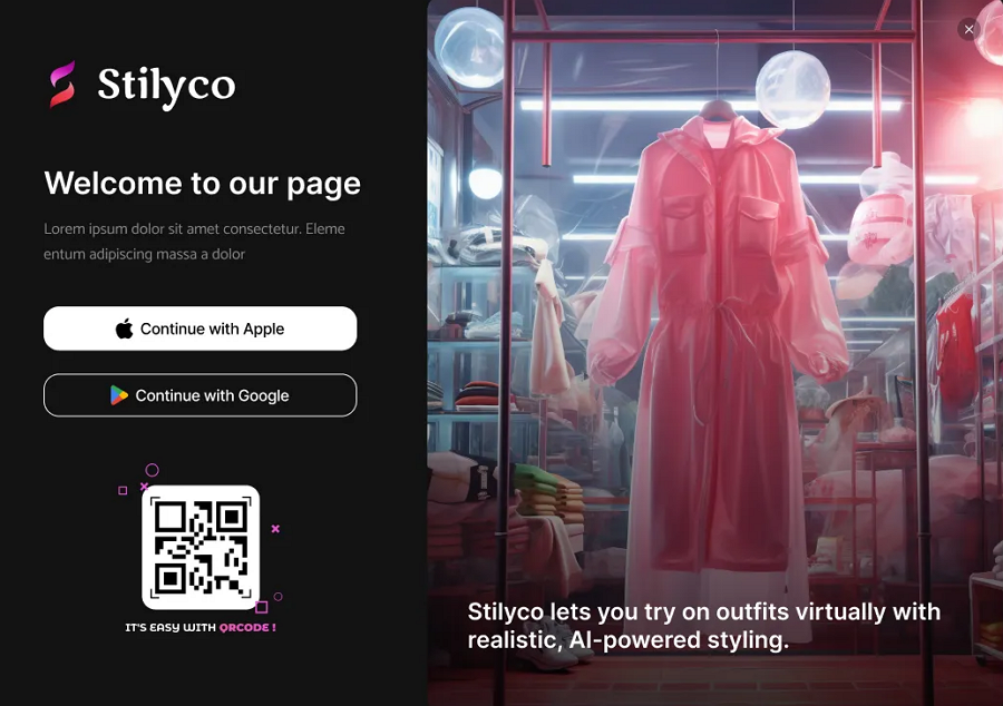 Login Landing Page 