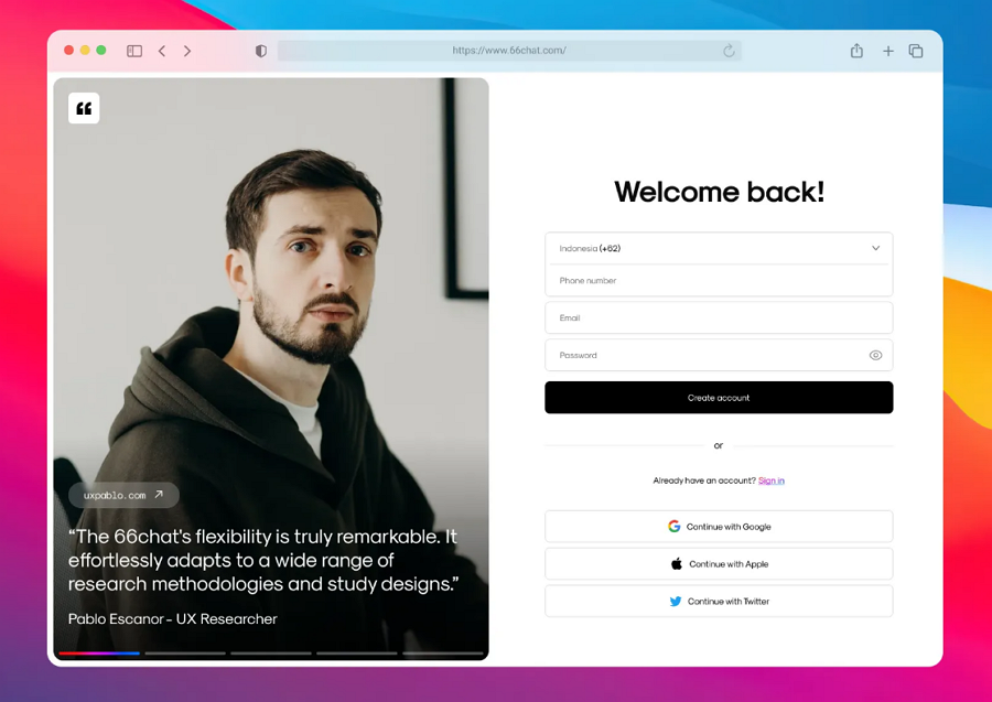 Sign In Sign Up 