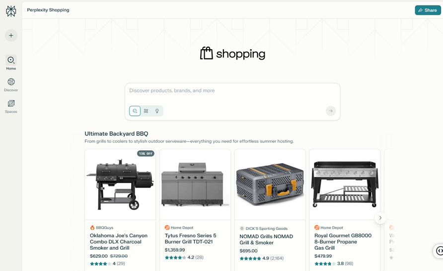 Perplexity AI Shopping Agent