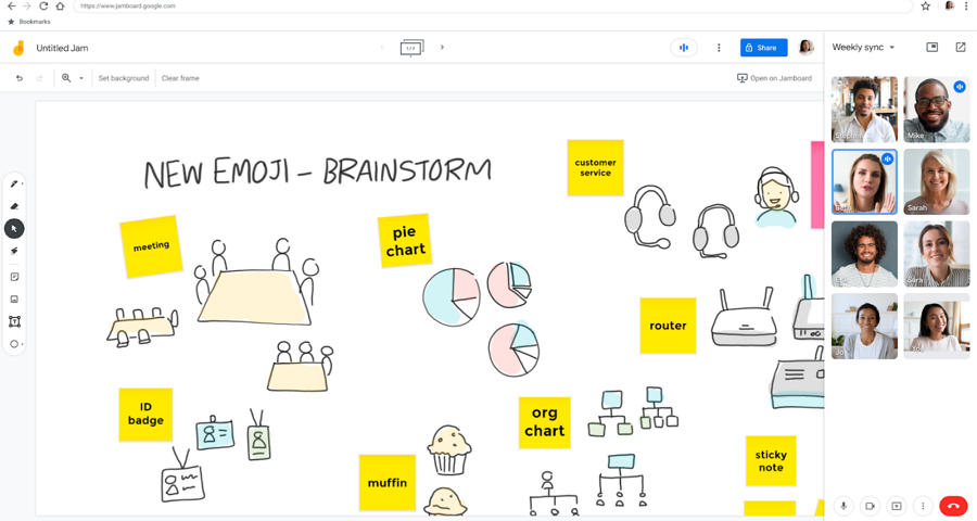 Google Jamboard miro alternative
